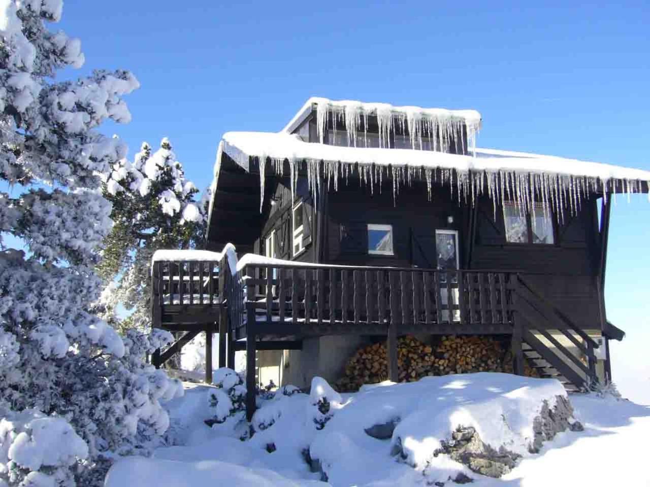 Chalet Des Myrtilles - Chalet Cosy Avec Vue Arette Luaran gambar