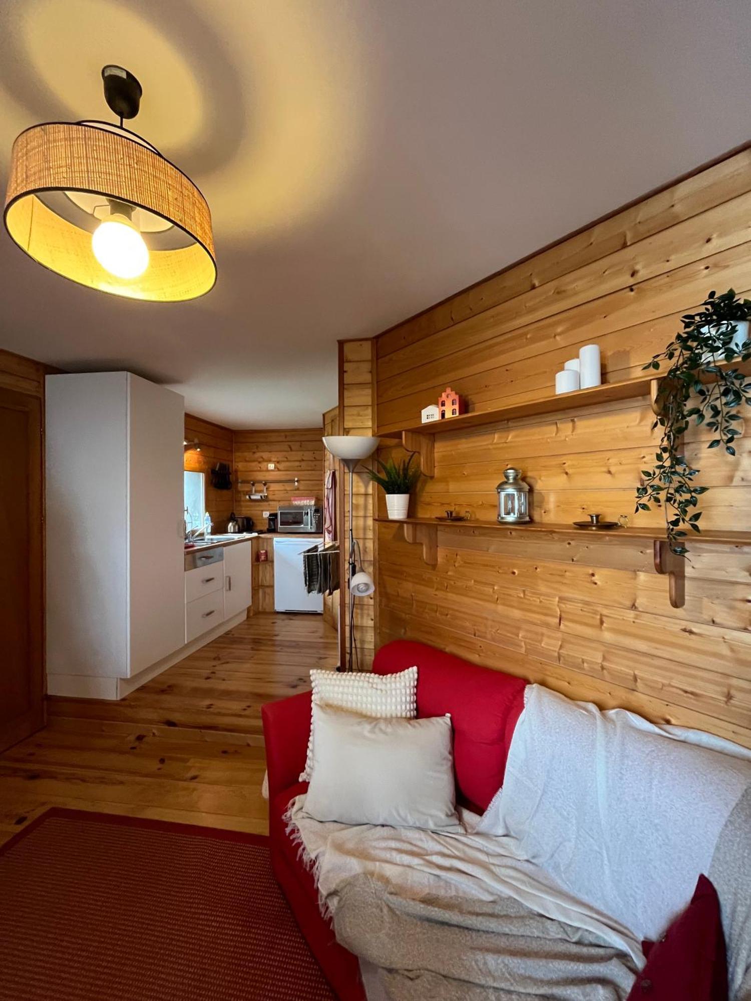 Chalet Des Myrtilles - Chalet Cosy Avec Vue Arette Luaran gambar